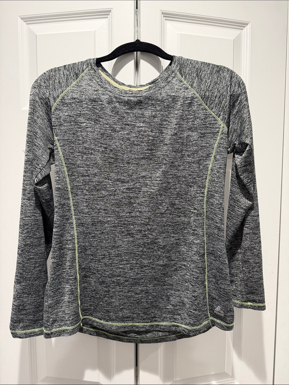 RBX Active Athletic Performance Gray Athleisure Long Sleeve Top Size M